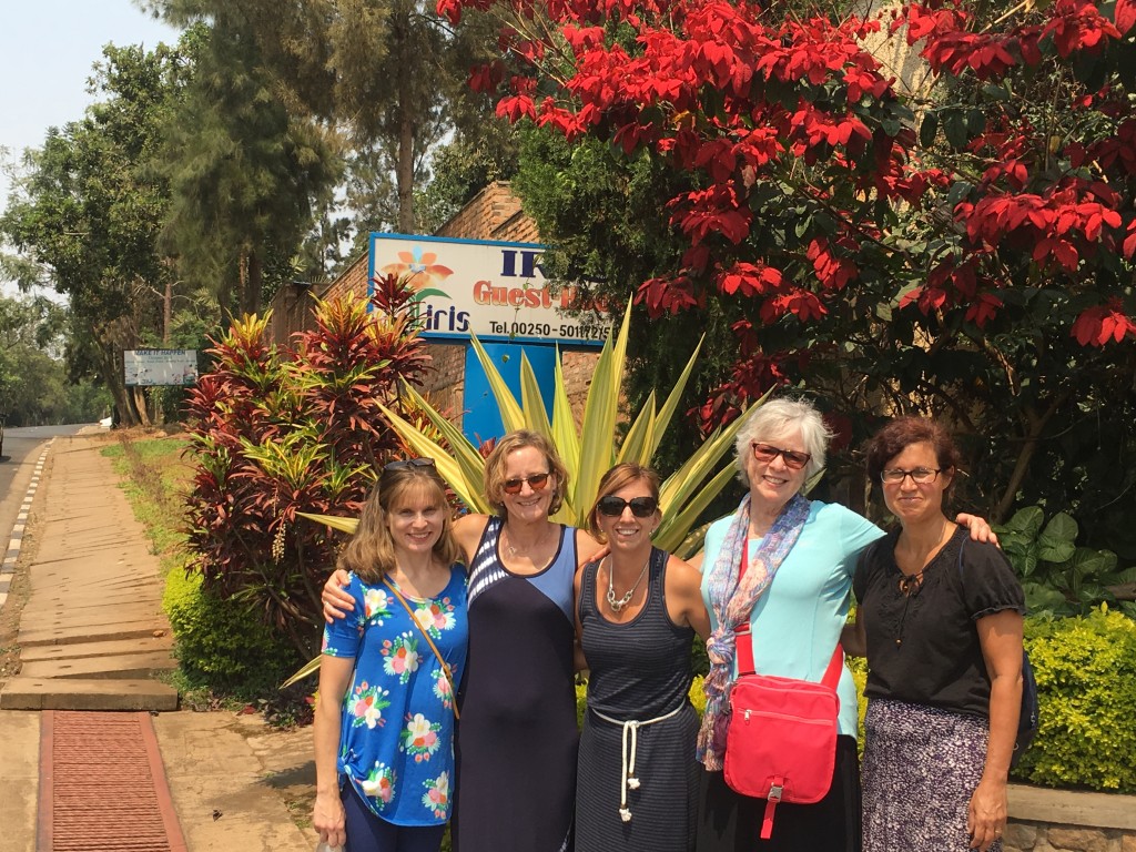 Savoring the Rwanda experience on our Sunday morning walk back from Sainte Famille Church