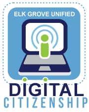 Elk Grove USD's badge for digital citizenship